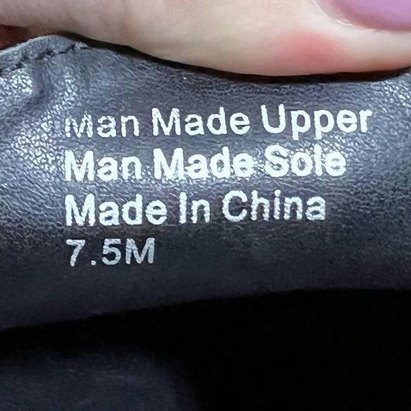 Rampage Sz 7.5 Brady Studded Almond Toe‎ Mules Black - Picture 10 of 10